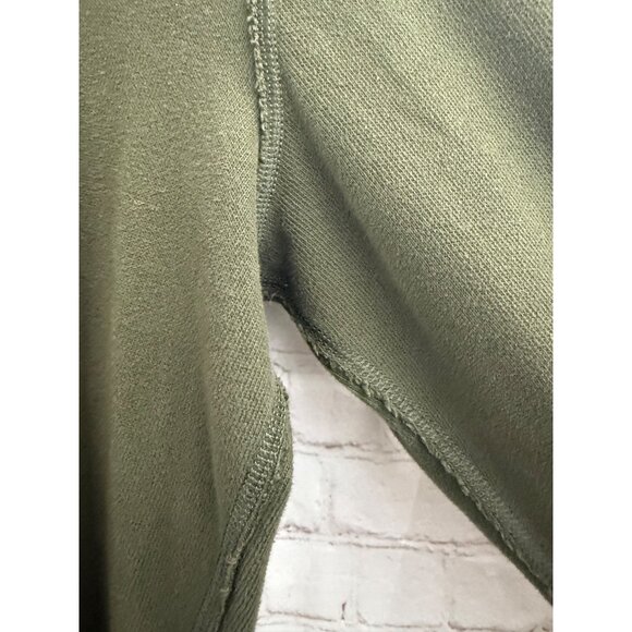 Abercrombie & Fitch Sweatshirt Mens Size XL Olive Green Distressed Grunge (READ) - Picture 7 of 13